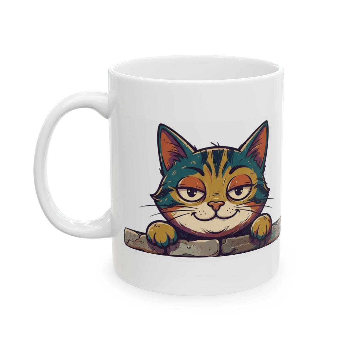 "I Didn't Do It" White Ceramic Mug — Graphic