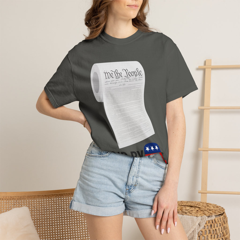"Constitution Toilet Paper" Unisex Garment-Dyed T-shirt