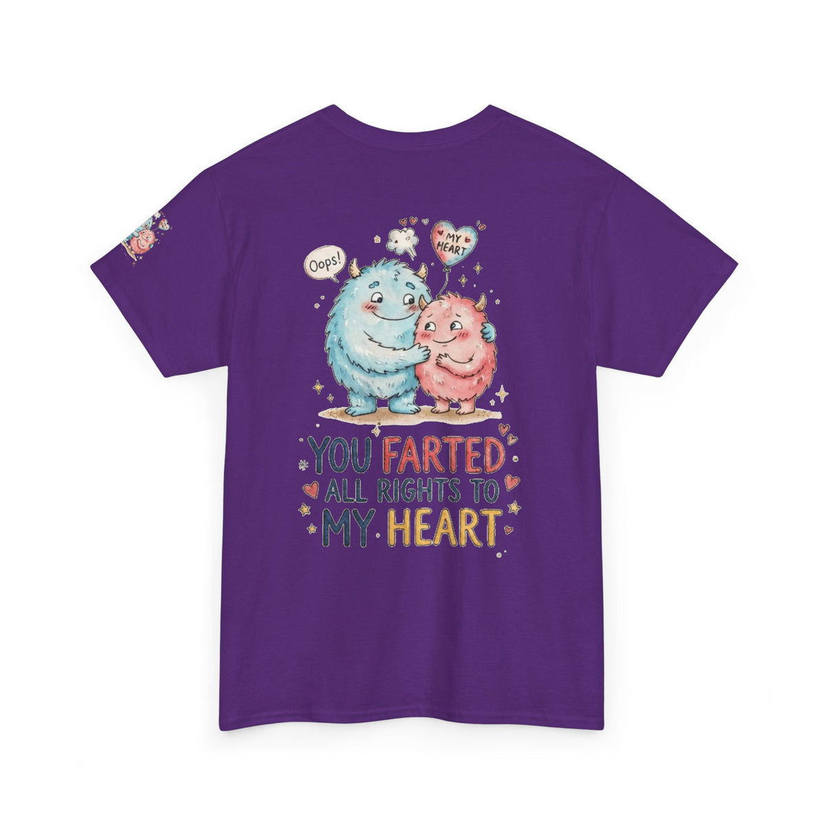 "You Farted All Rights To My Heart" Premium Graphic Tee