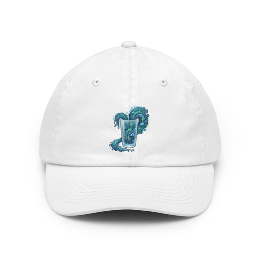 Color: White | Glass of Data Dad Hat