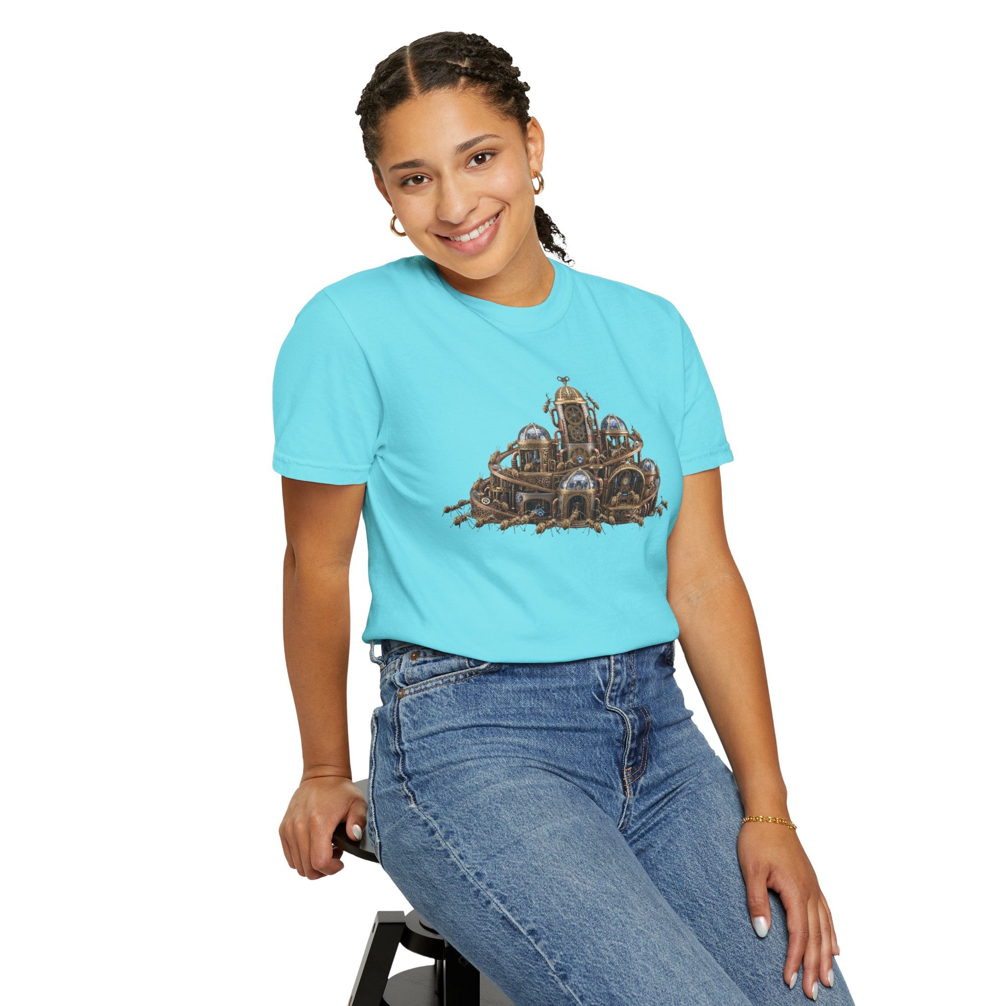 "Cyber Ants" Unisex Garment-Dyed Tee