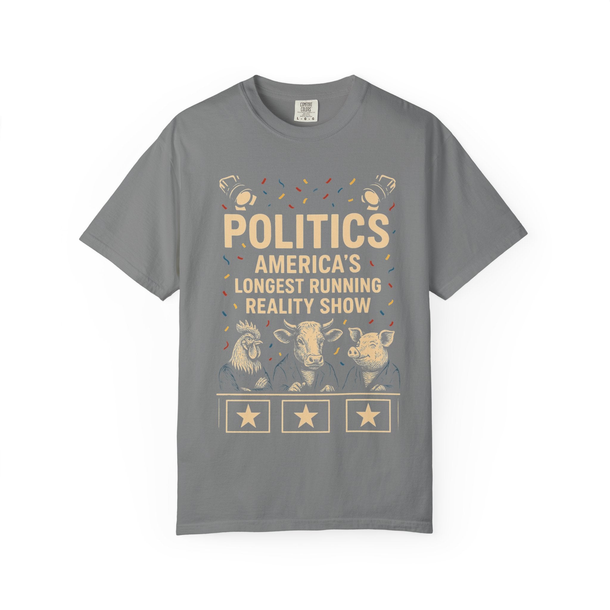 "The Ultimate Reality Show" Unisex Garment-Dyed T-shirt