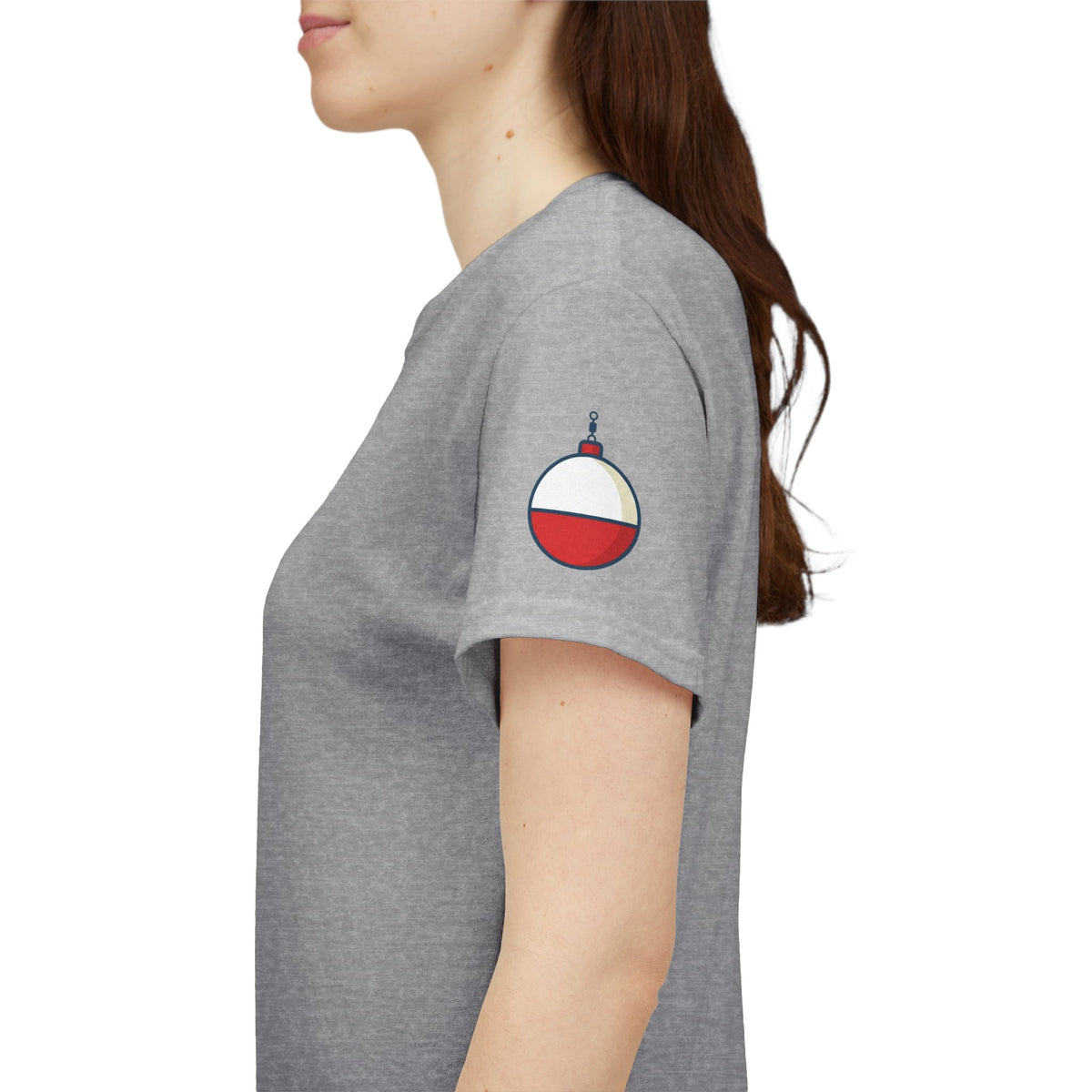 Color: Sport Grey | Show Me Your Bobber Premium Graphic Tee