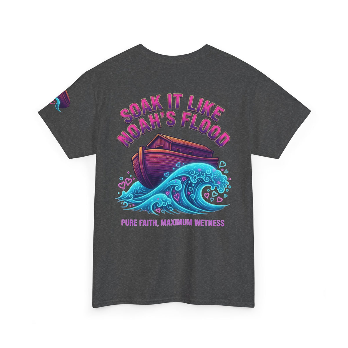 "Good Book Series Soak it Like Noah's Flood" Premium Graphic Tee