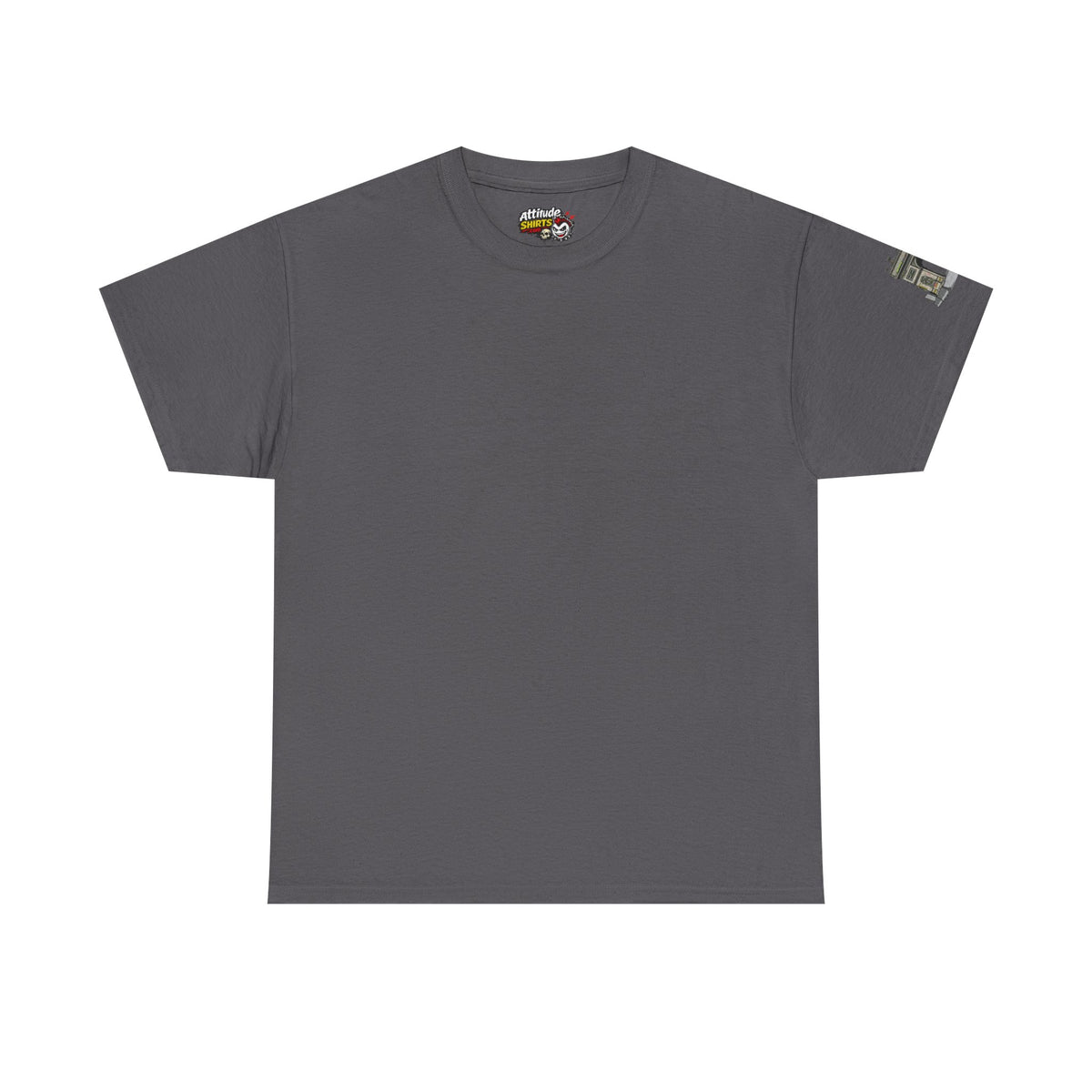 Color: Charcoal | Top Grade Military Complex Premium Graphic Tee
