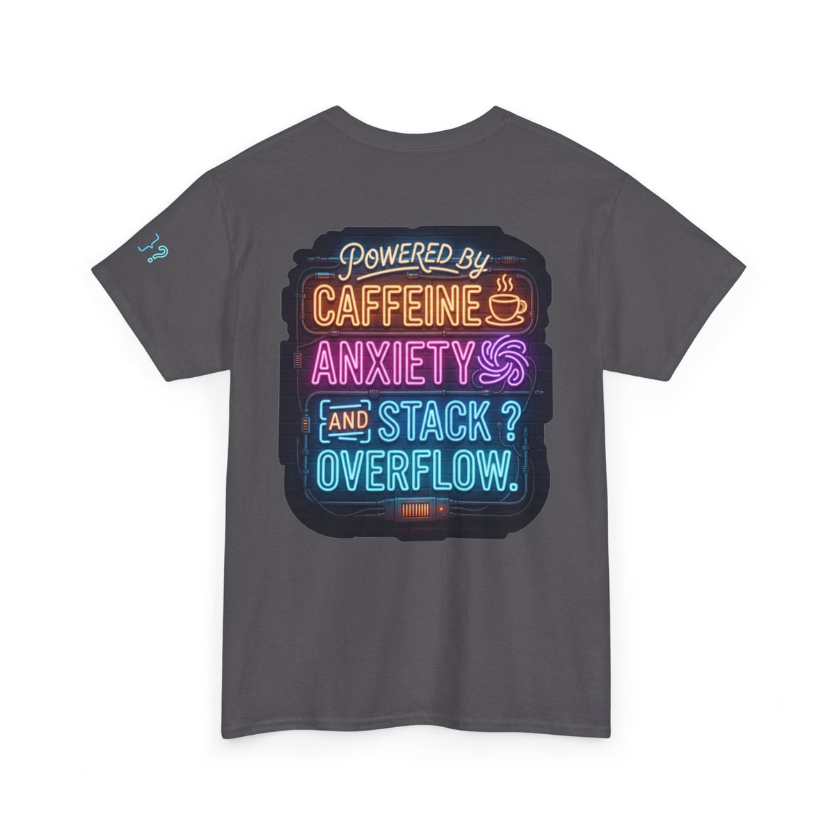 "Caffeine Anxiety And Stack Overflow" Premium Graphic Tee