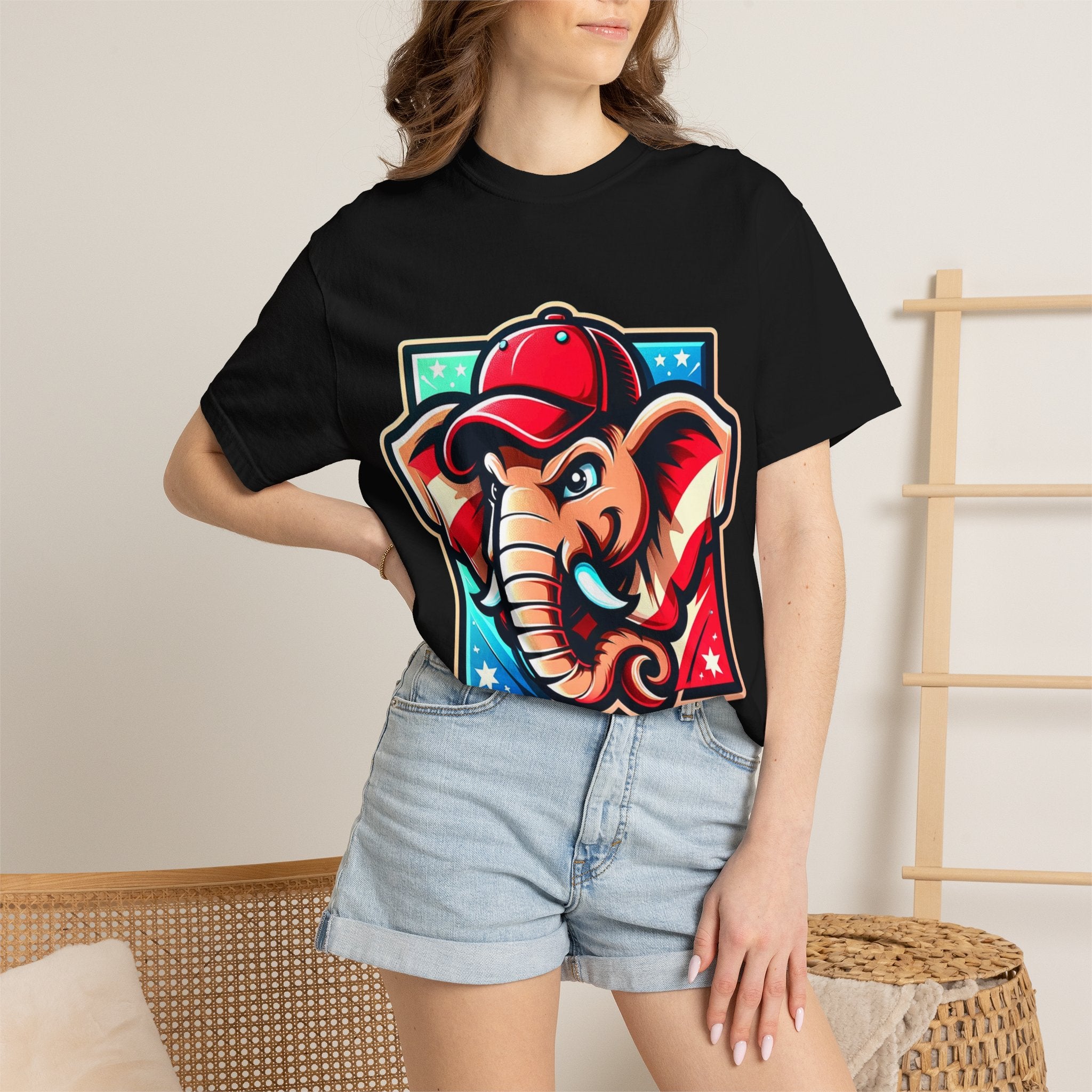 "The Patriot Elephant" Unisex Garment-Dyed T-shirt