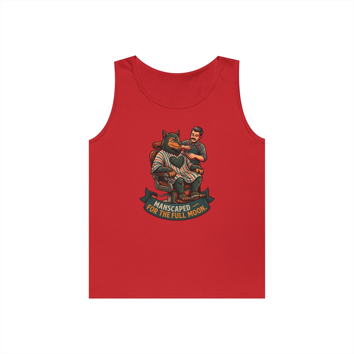 "Manscaped for the Full Moon" Tank Top