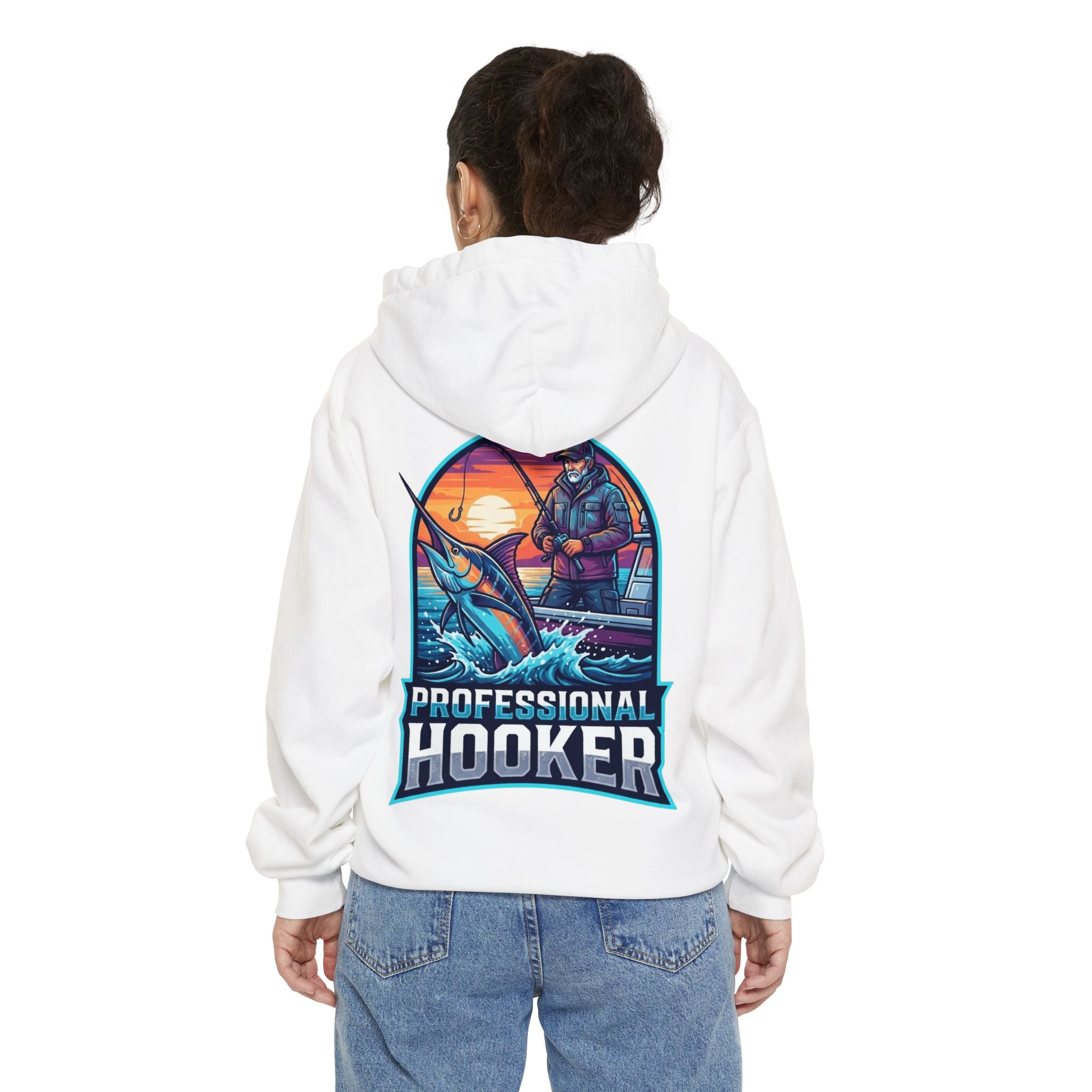 "Professional Hooker" Garment-Dyed Hoodie