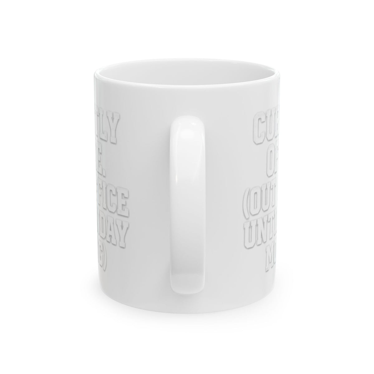 "Currently Offline" White Ceramic Mug