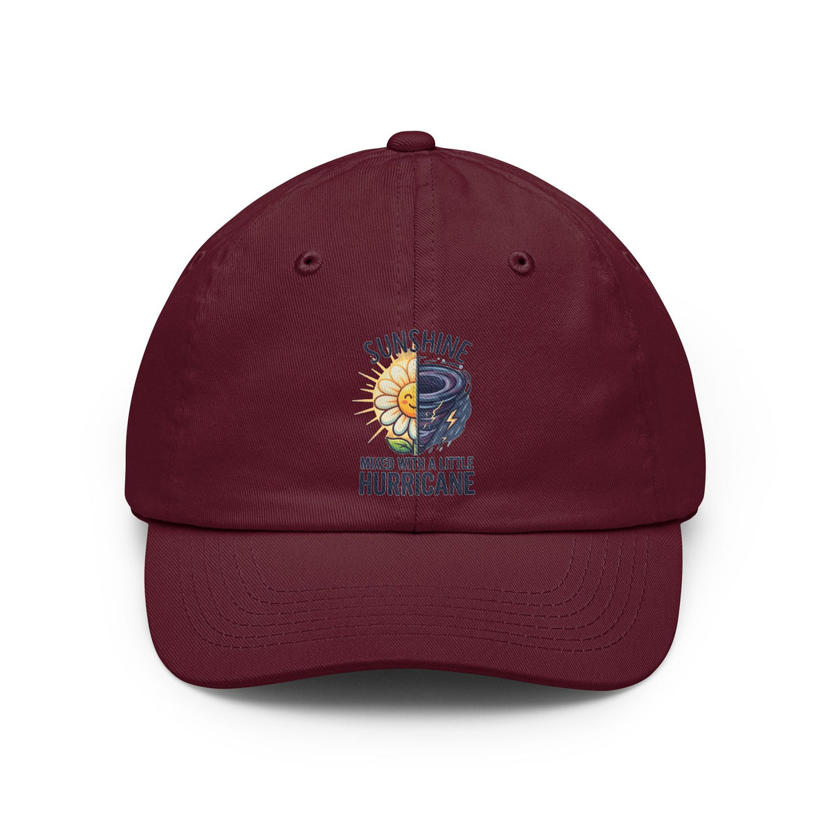 Color: Maroon | Sunshine Mixed With A Little Hurricane Dad Hat