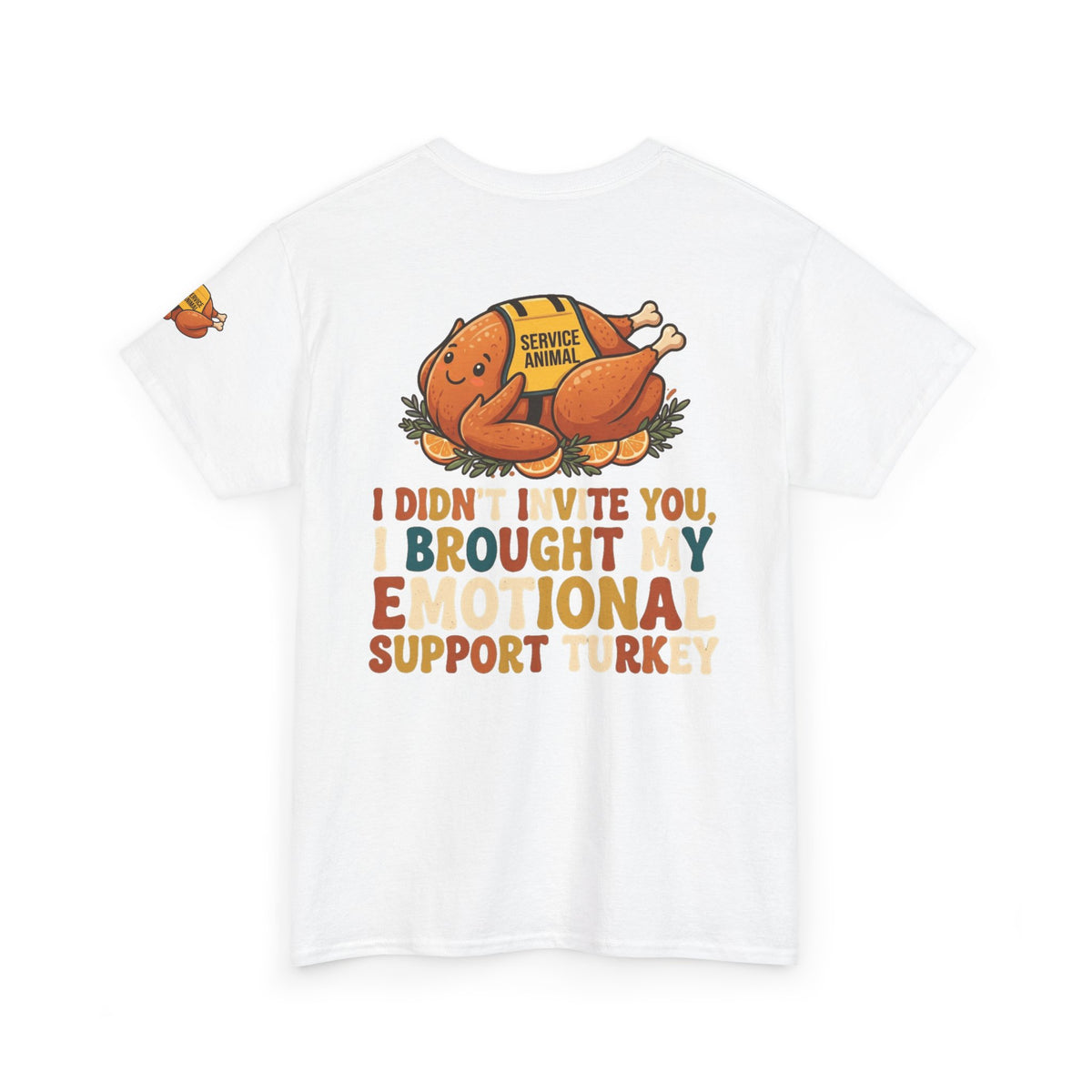 "Emotional Support Turkey" Premium Graphic Tee