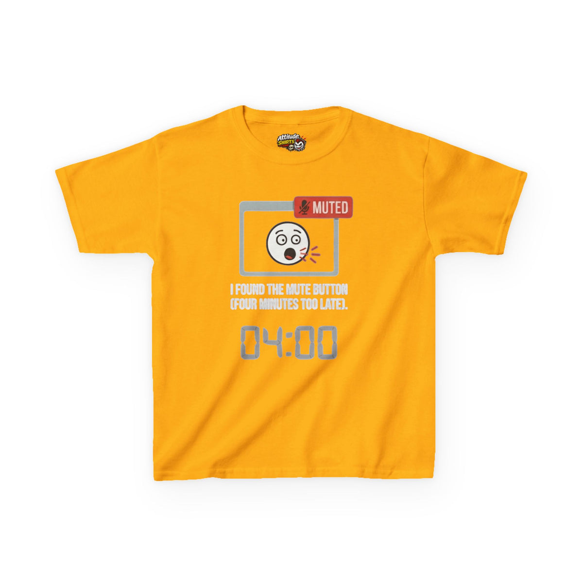 Color: Gold | I Found The Mute Kids Tee