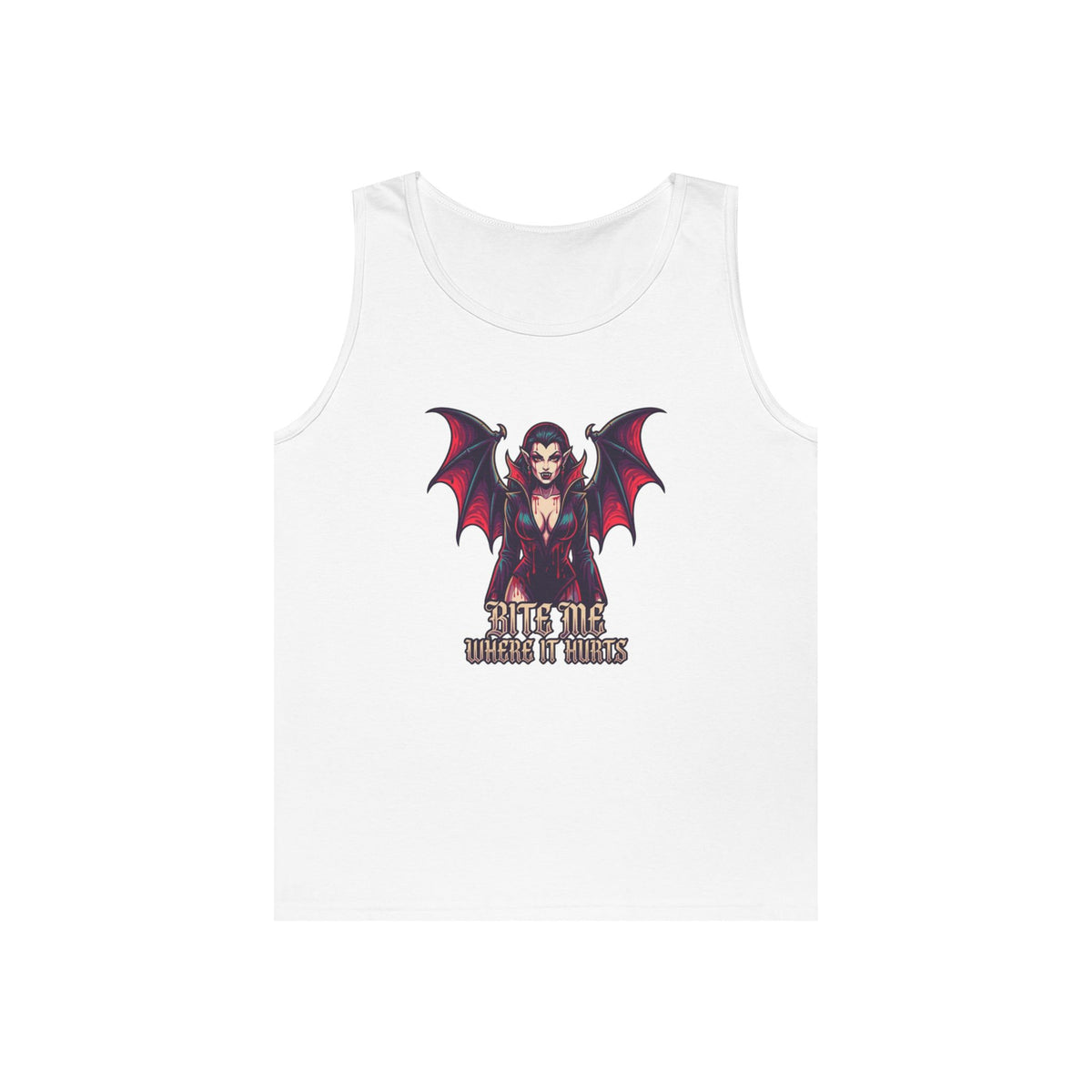 Color: White | Bite Me Where It Hurts Tank Top