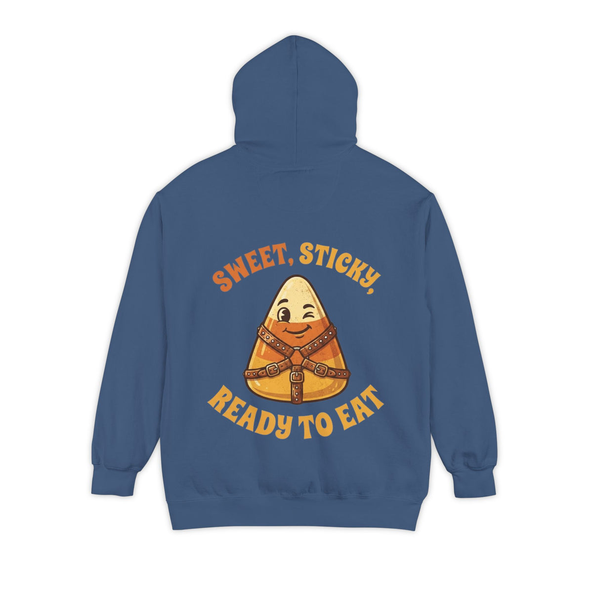 Color: True Navy | Sweet Sticky Ready to Eat Garment-Dyed Hoodie