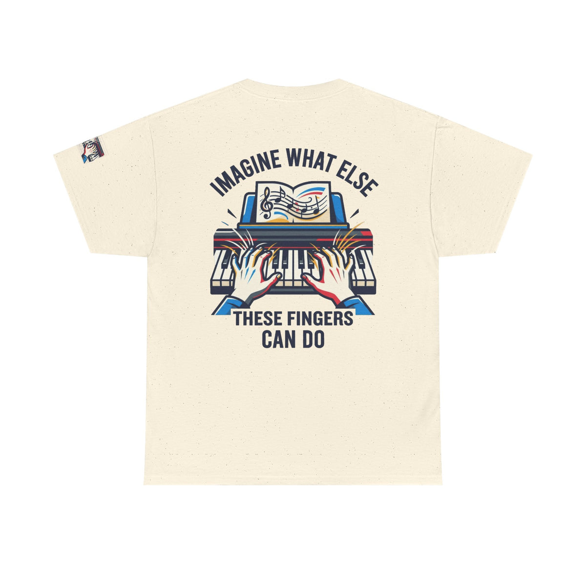 Color: Natural | Imagine What Else These Fingers Can Do Premium Graphic Tee