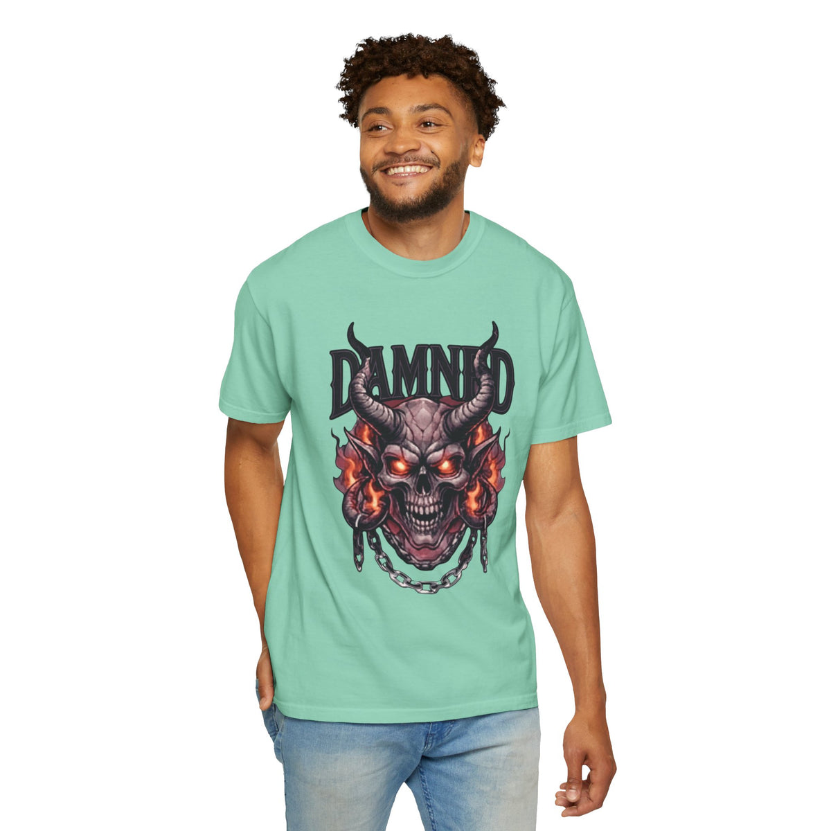 Color: Island Reef | Damned Unisex Garment-Dyed Tee