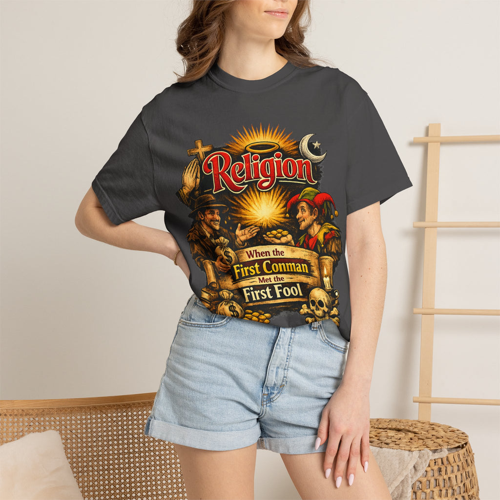 "The Original Transaction" Unisex Garment-Dyed T-shirt