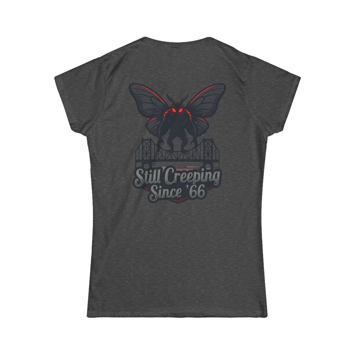 Color: Dark Heather | Mothman (West Virginia, USA) Women's Tee