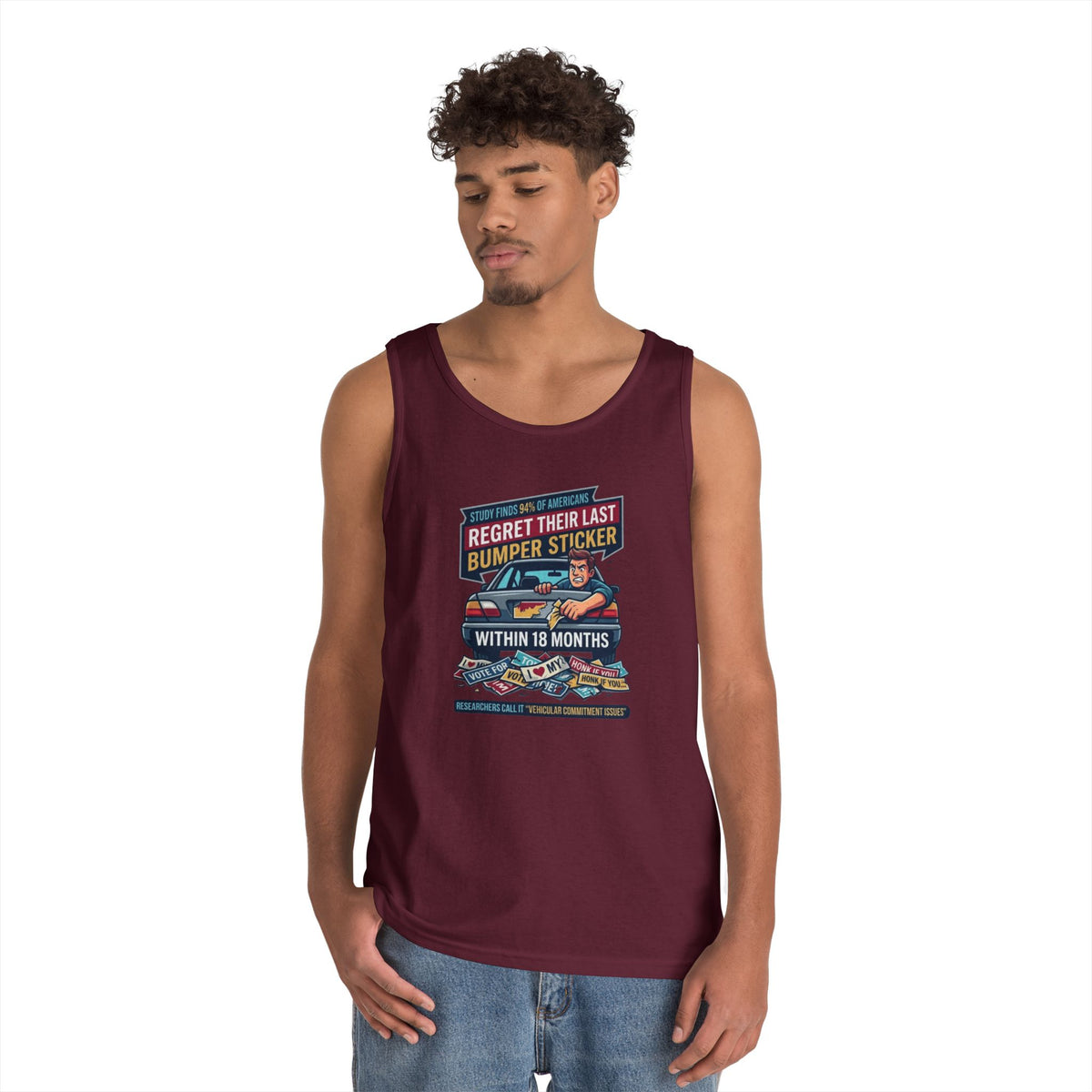 "Bumper Sticker Regret" Tank Top