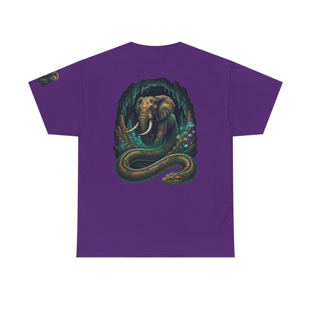 Color: Purple | Grootslang (South African Mythology) Premium Graphic Tee