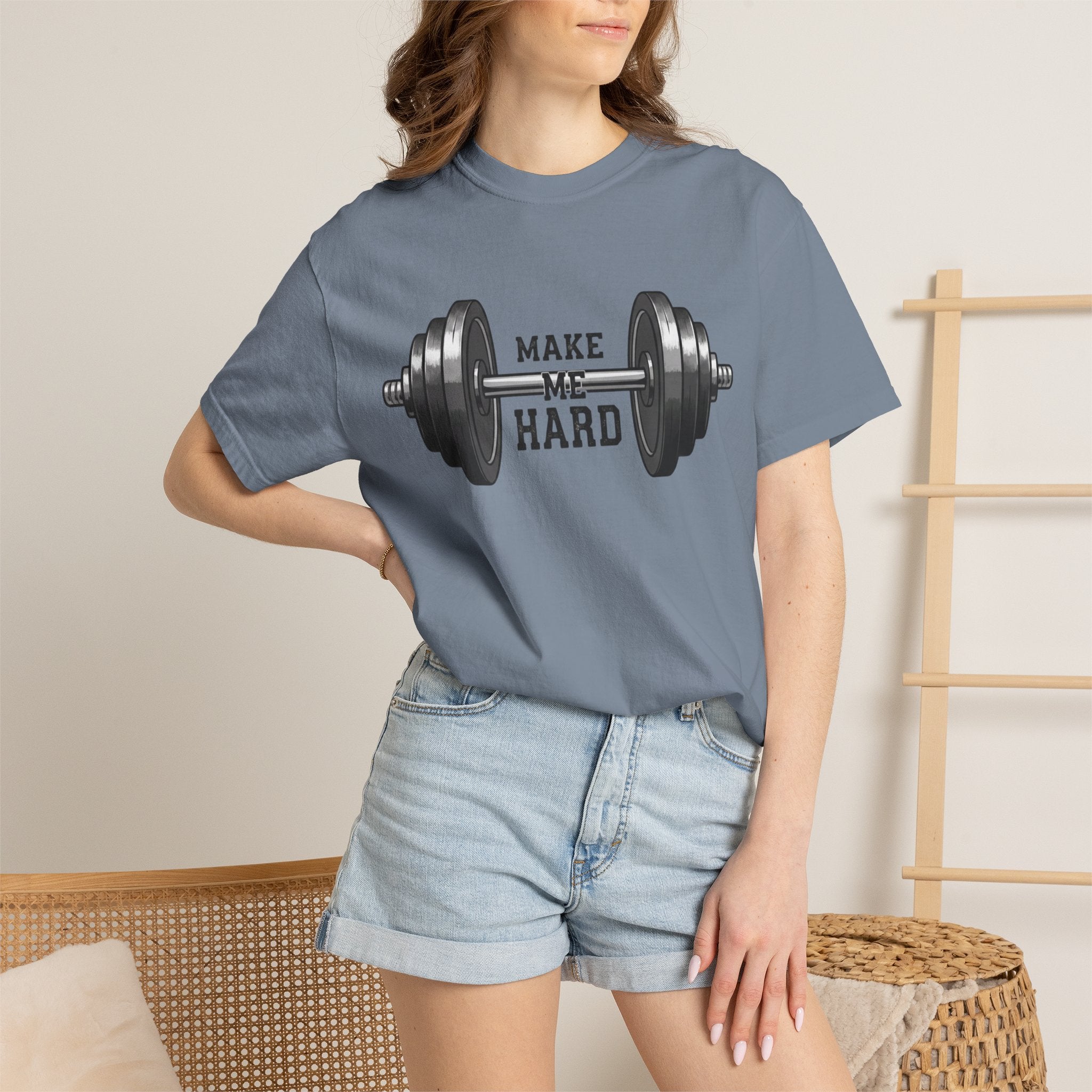 Make Me Hard - Morning Demands | Garment-Dyed Tee — AttitudeShirts
