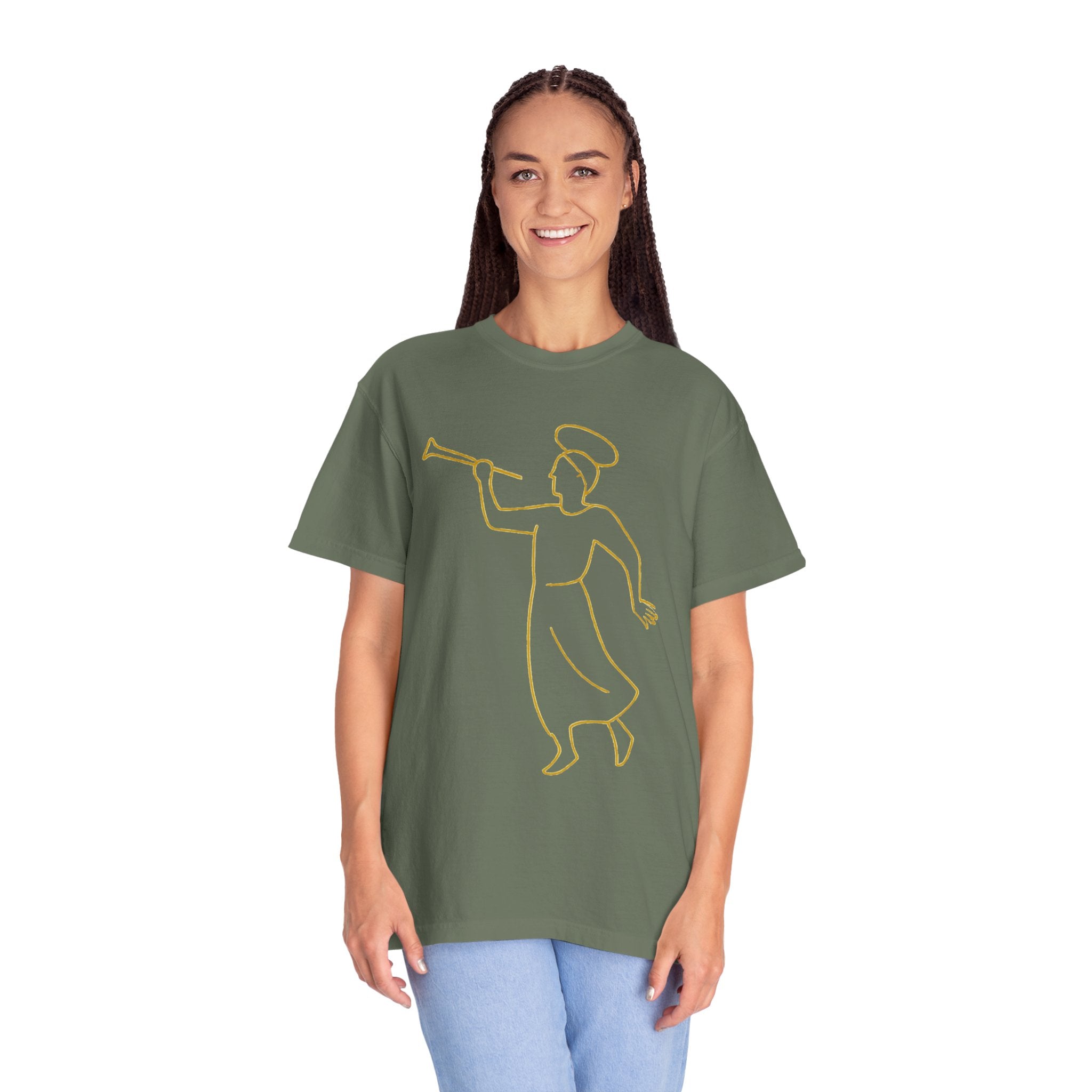 "Angel Moroni" Unisex Garment-Dyed T-shirt