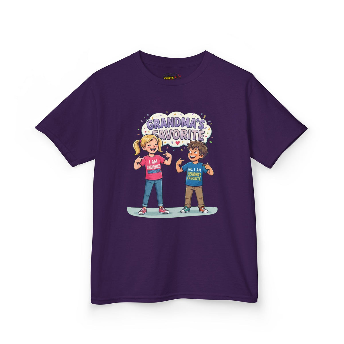 Color: Purple | Grandma's Favorite Kids Tee