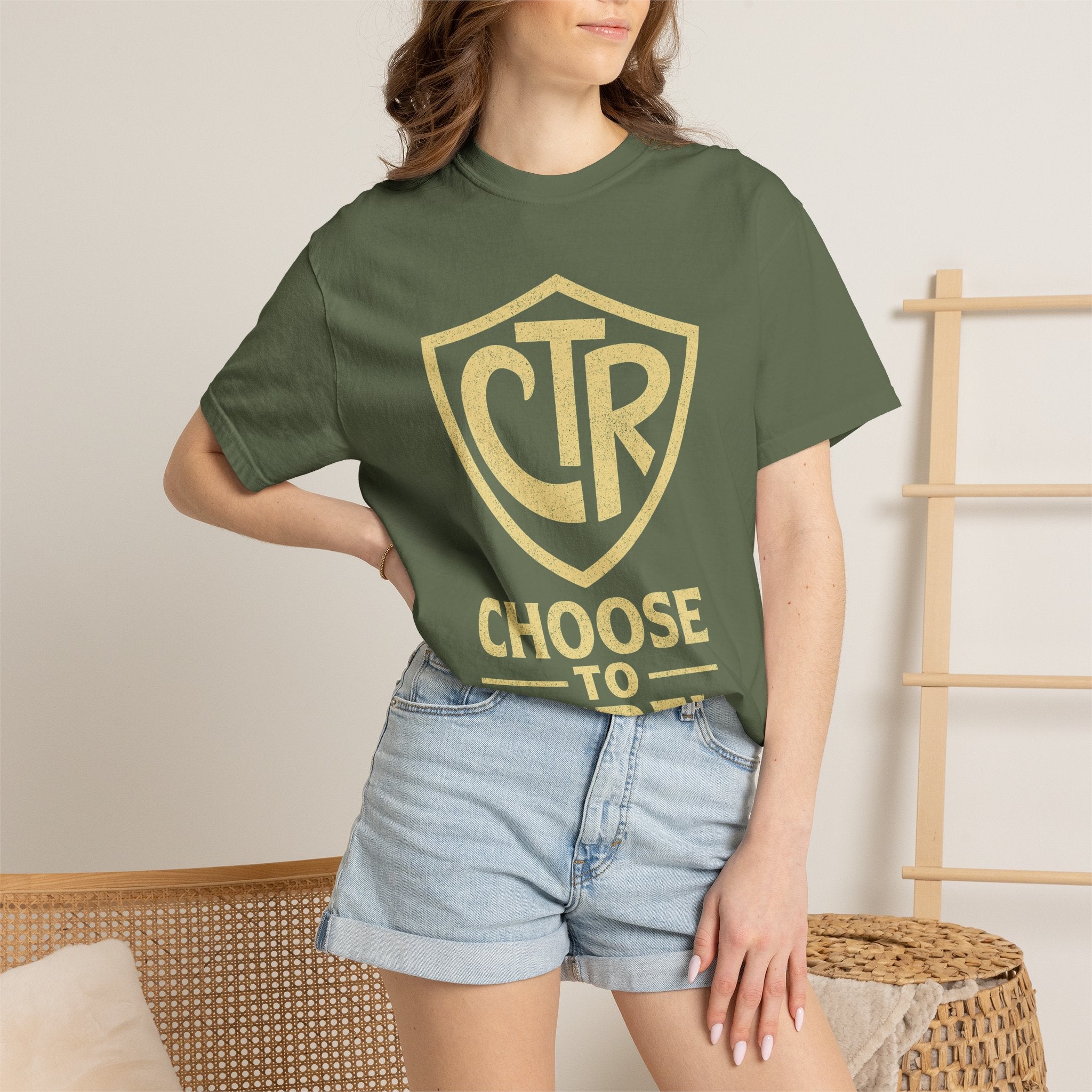 "CTR: Choose to Rebel" Unisex Garment-Dyed T-shirt