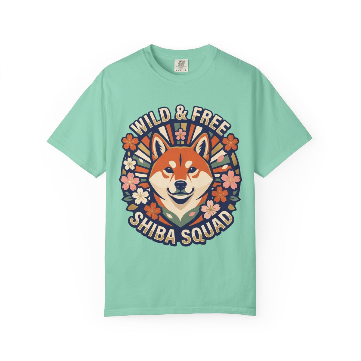 "Shiba Squad" Unisex Garment-Dyed Tee