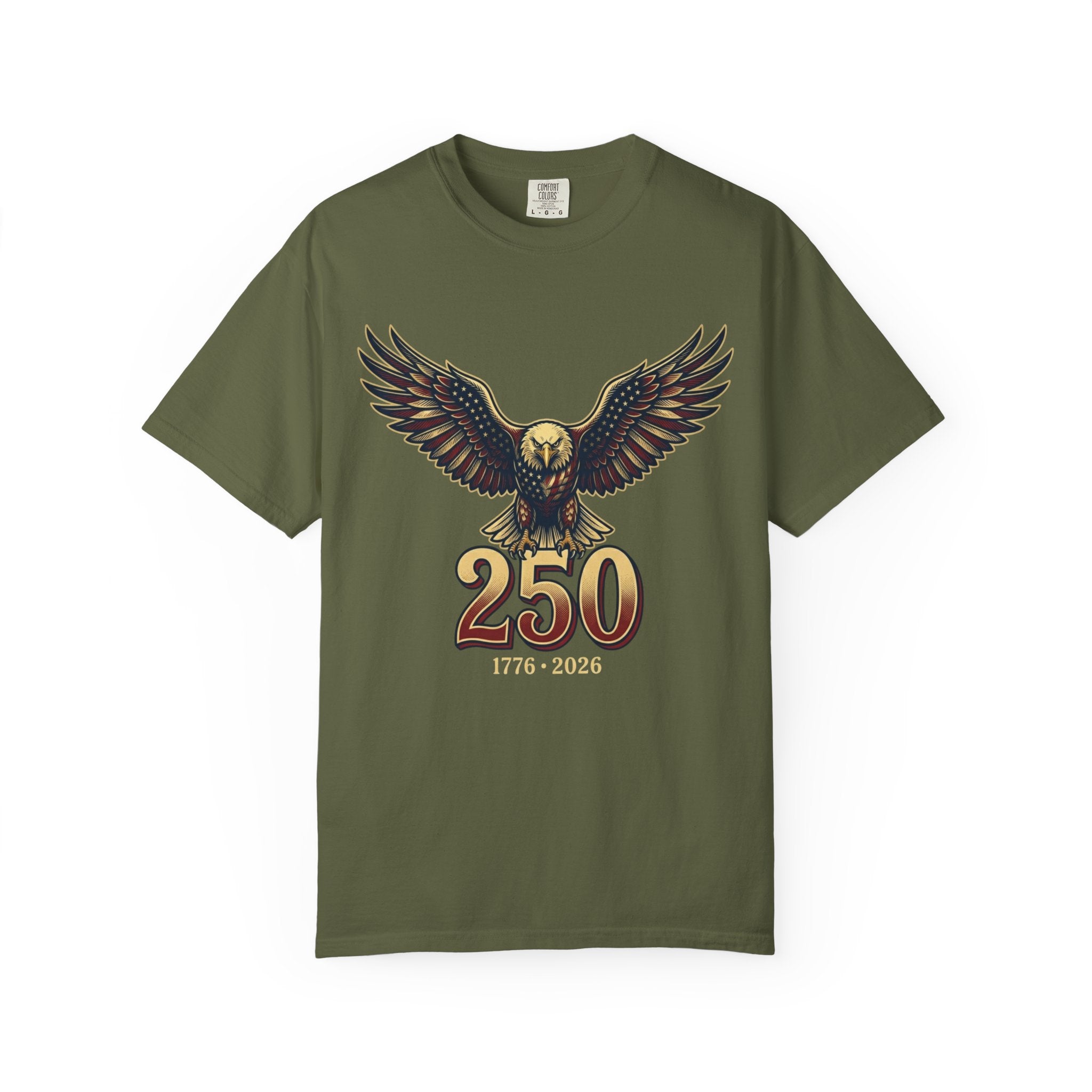 "USA Eagle 250 Years" Unisex Garment-Dyed Tee