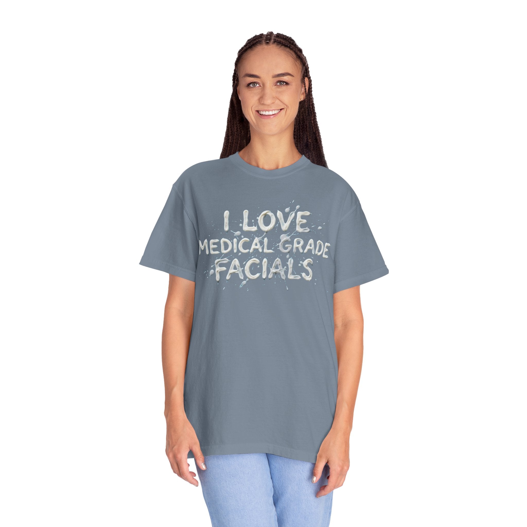 "I Love Medical Grade Facials" Unisex Garment-Dyed Tee