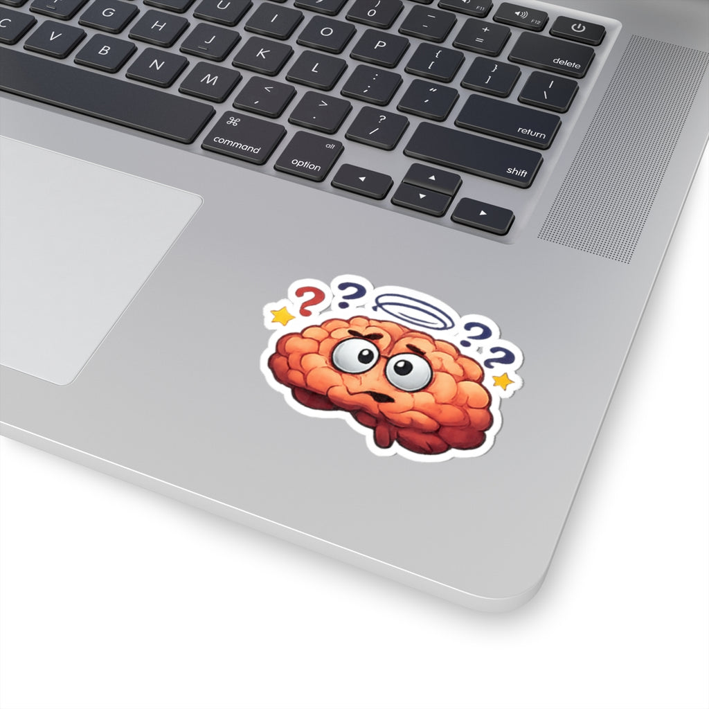 Error 404: Brain Not Found | Kiss-Cut Sticker — AttitudeShirts