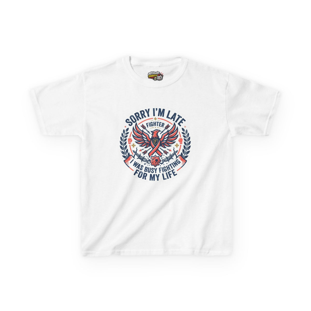 Sorry I'm Late- Fighting For My Life Kids Tee