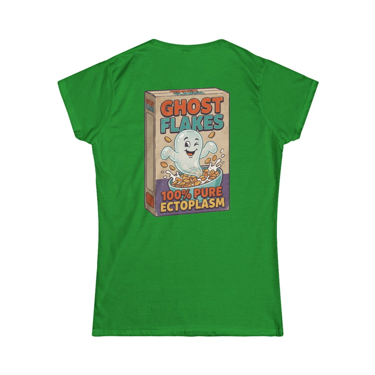 Color: Irish Green | Ghost Flakes Women's Tee
