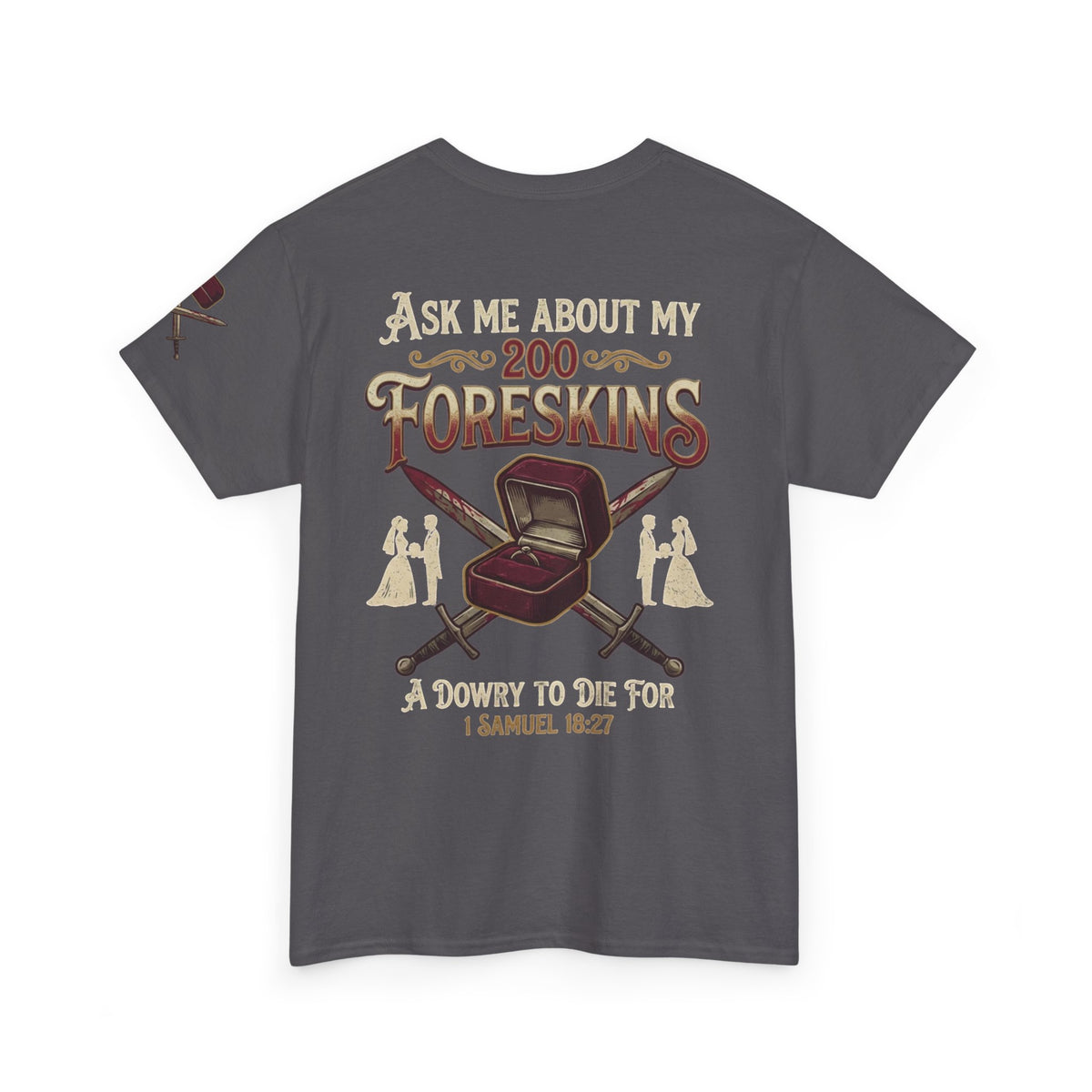 "Good Book Series 200 Foreskins" Premium Graphic Tee