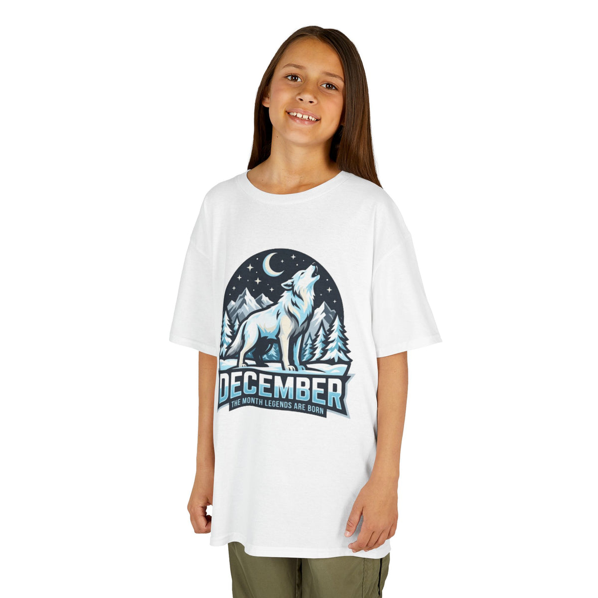 Color: White | December Legend Kids Tee