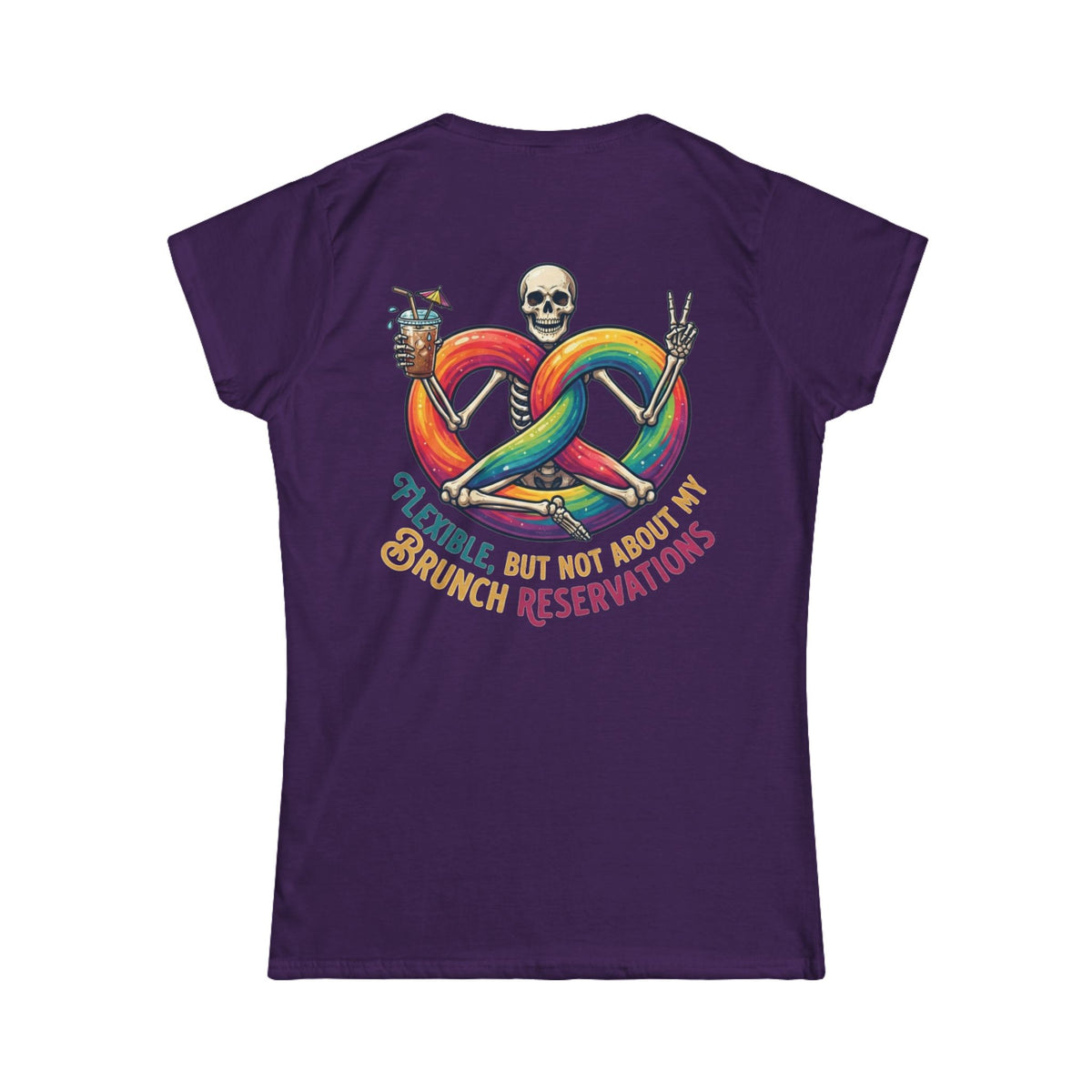 "Flexible But Not About Brunch" Women's Tee