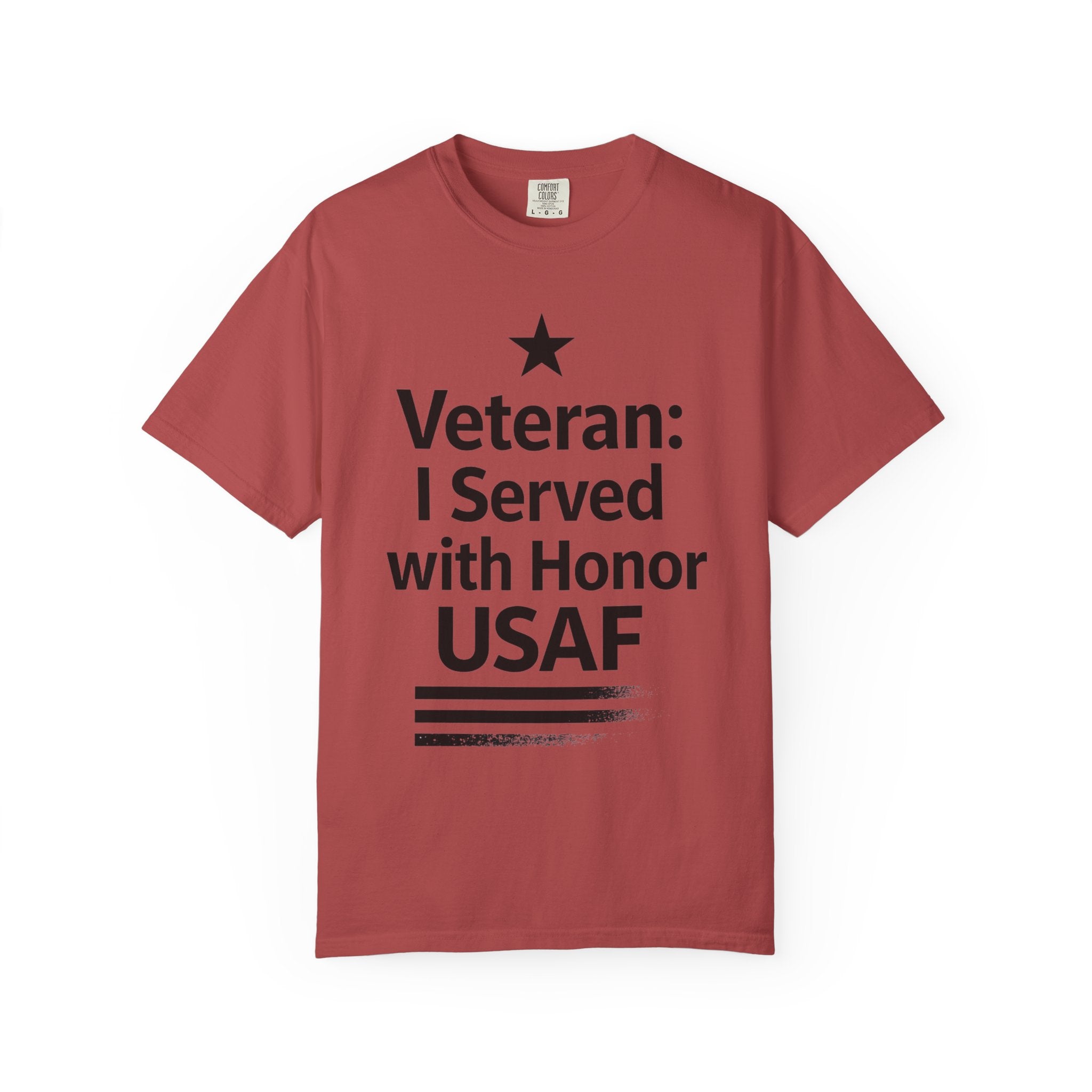 "Served With Honor" Unisex Garment-Dyed T-shirt