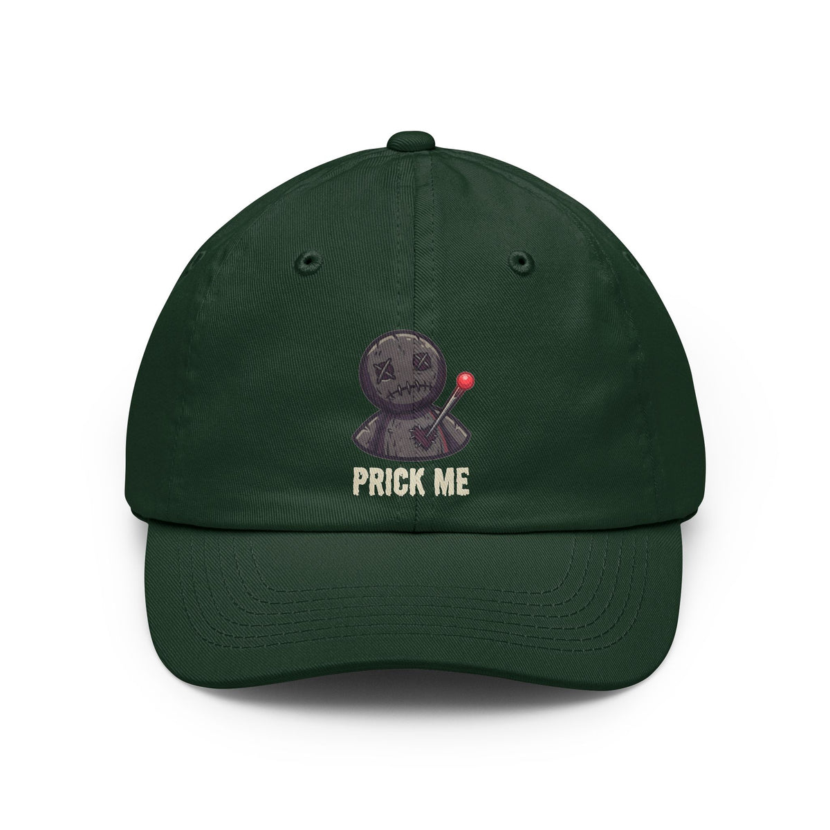 Color: Forest Green | Prick Me Where I Like It Dad Hat — -C
