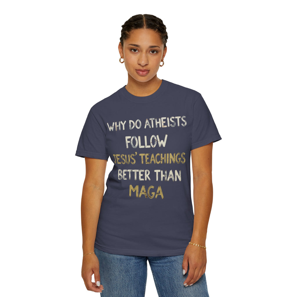 "Jesus Teachings" Unisex Garment-Dyed Tee