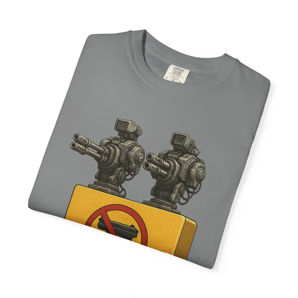 "Gun Free Zone: Unisex Garment-Dyed T-shirt