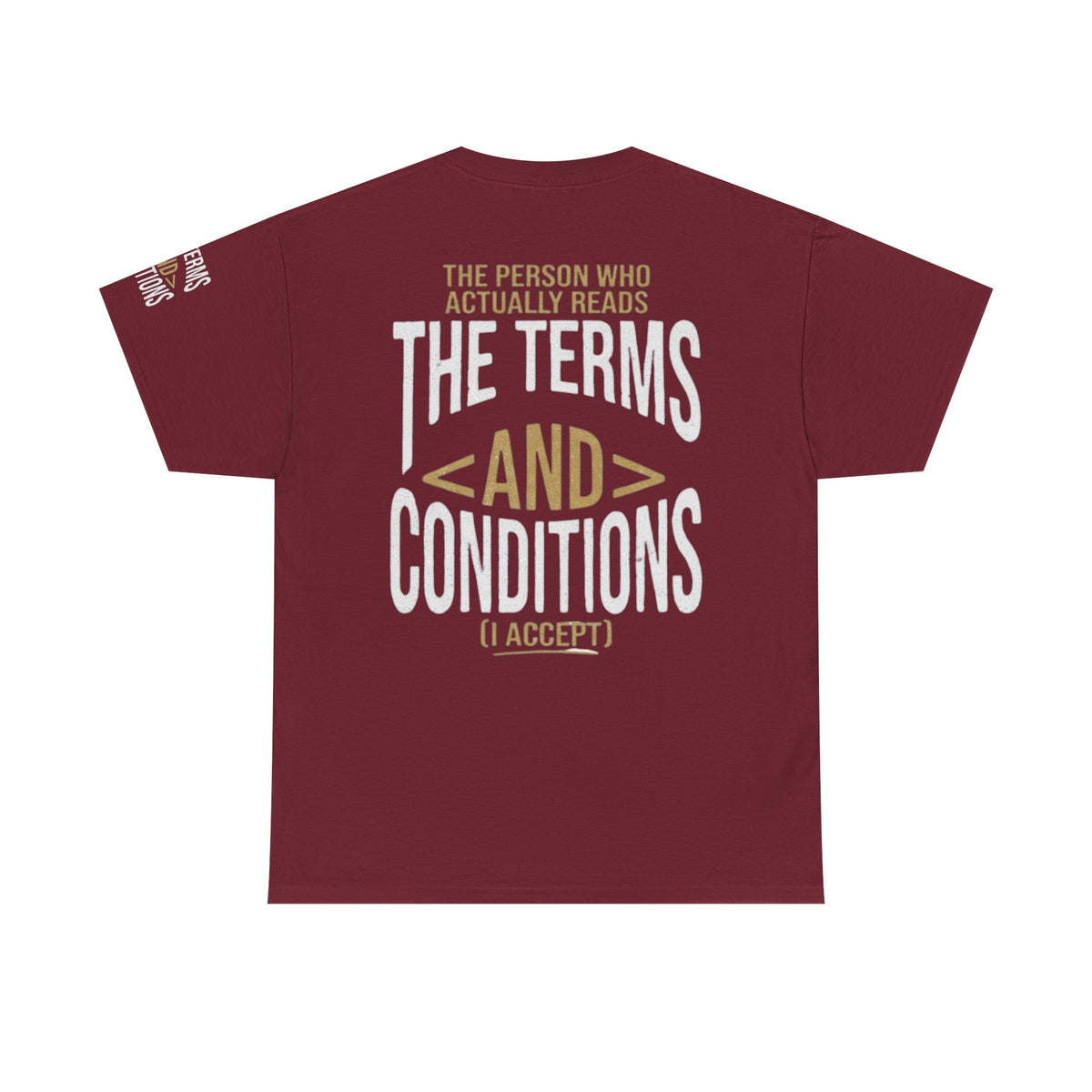 Color: Garnet | Terms and Conditions Premium Graphic Tee