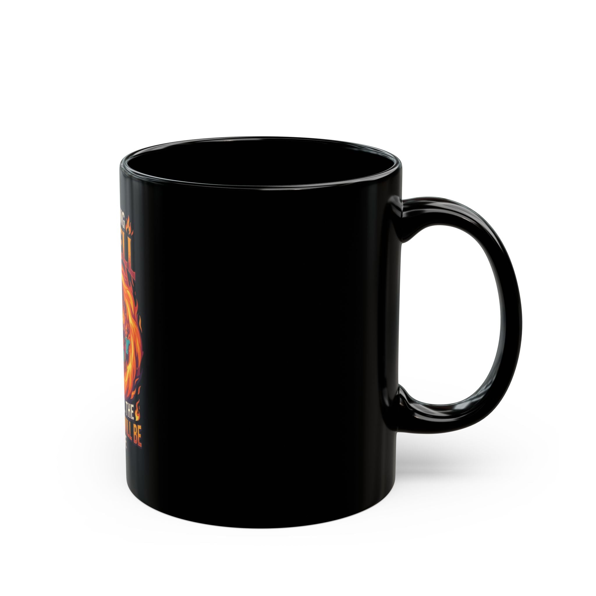 "I'm Going to Hell" Black Ceramic Mug