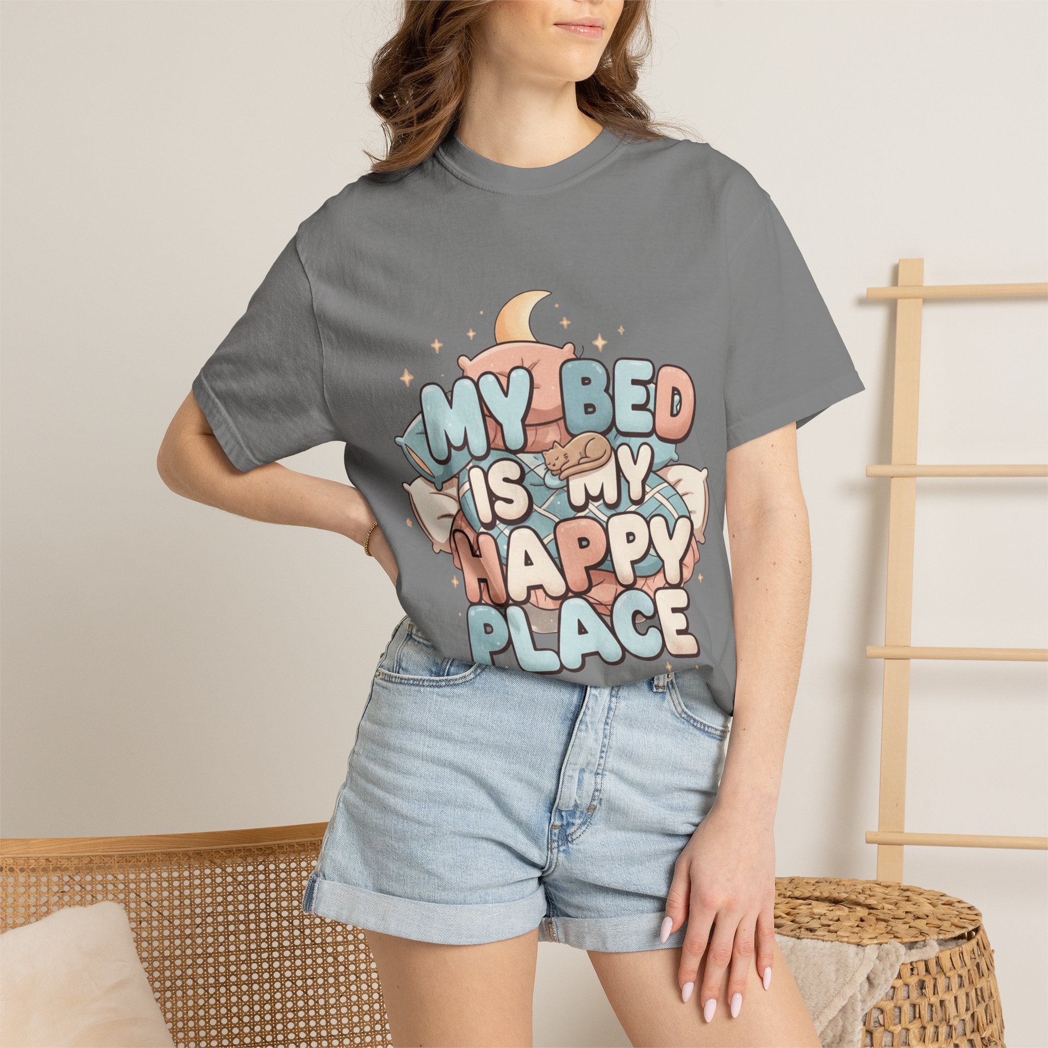 Bed > People: A Love Story | Garment-Dyed Tee — AttitudeShirts