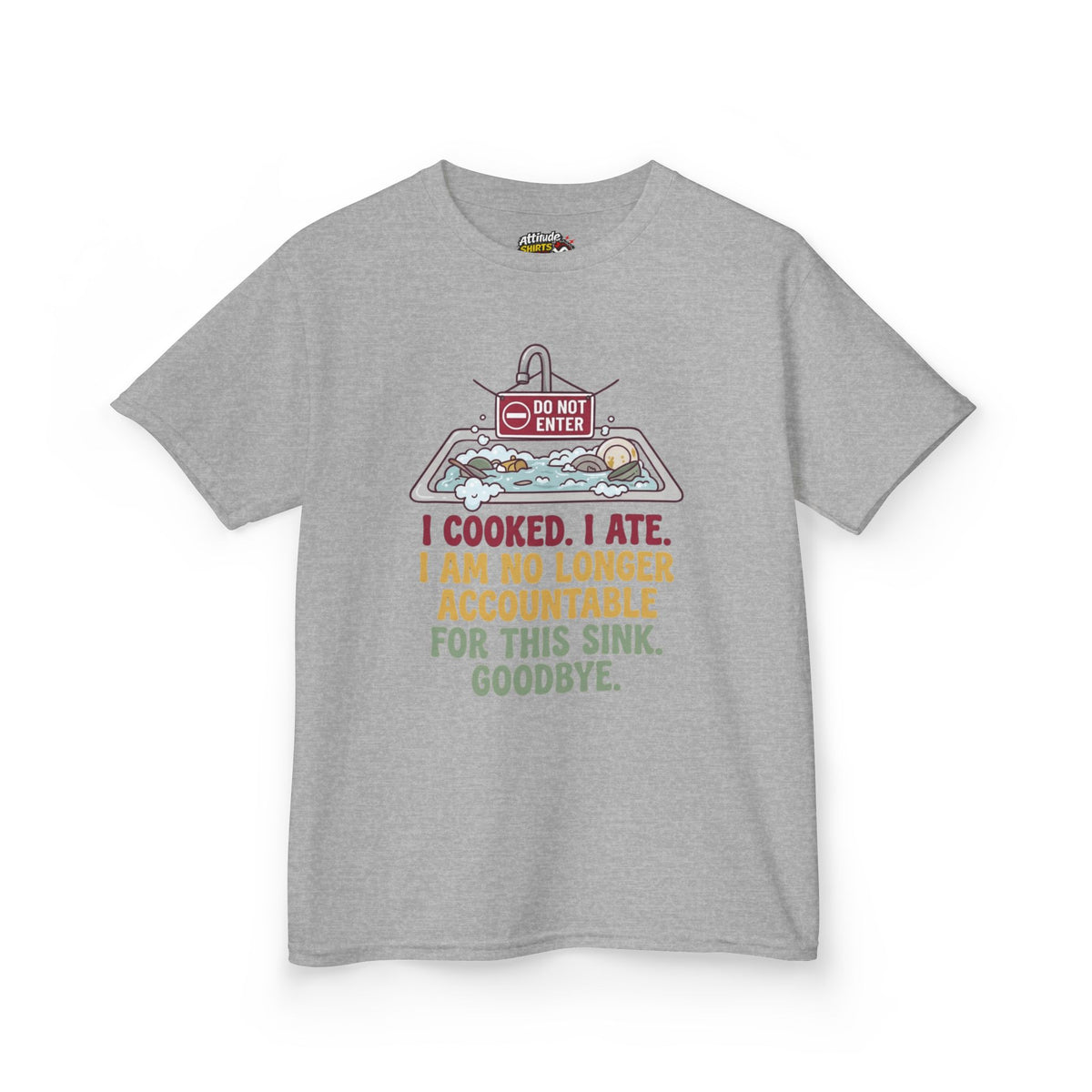 "I Cooked I Ate" Kids Tee