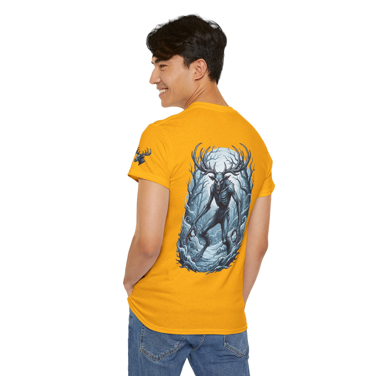 Color: Gold | Wendigo (Algonquian Folklore) Premium Graphic Tee