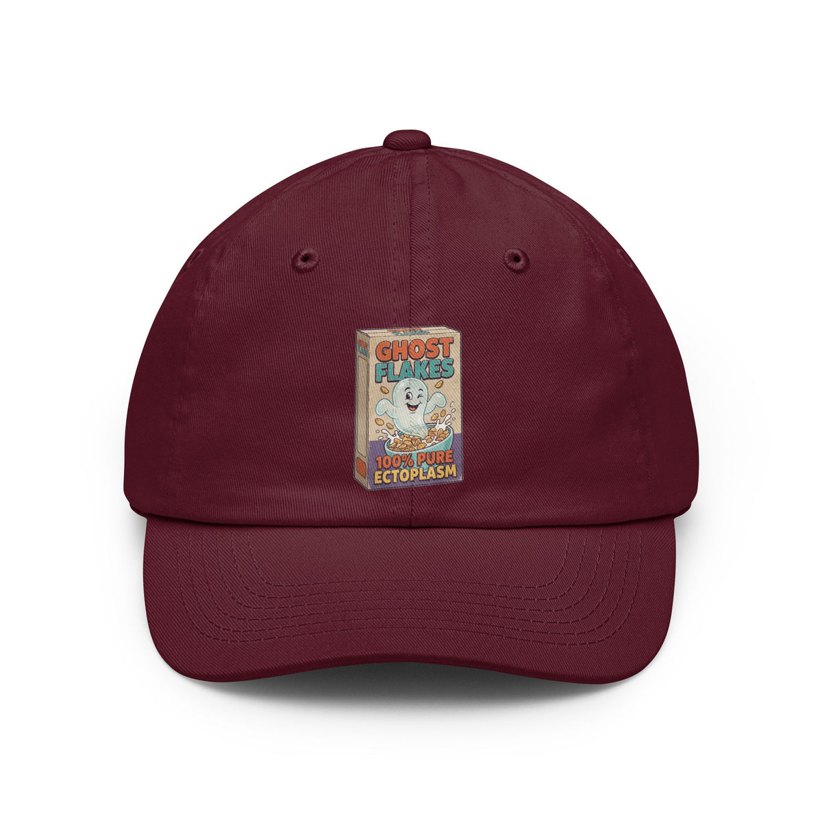 Color: Maroon | Ghost Flakes Dad Hat
