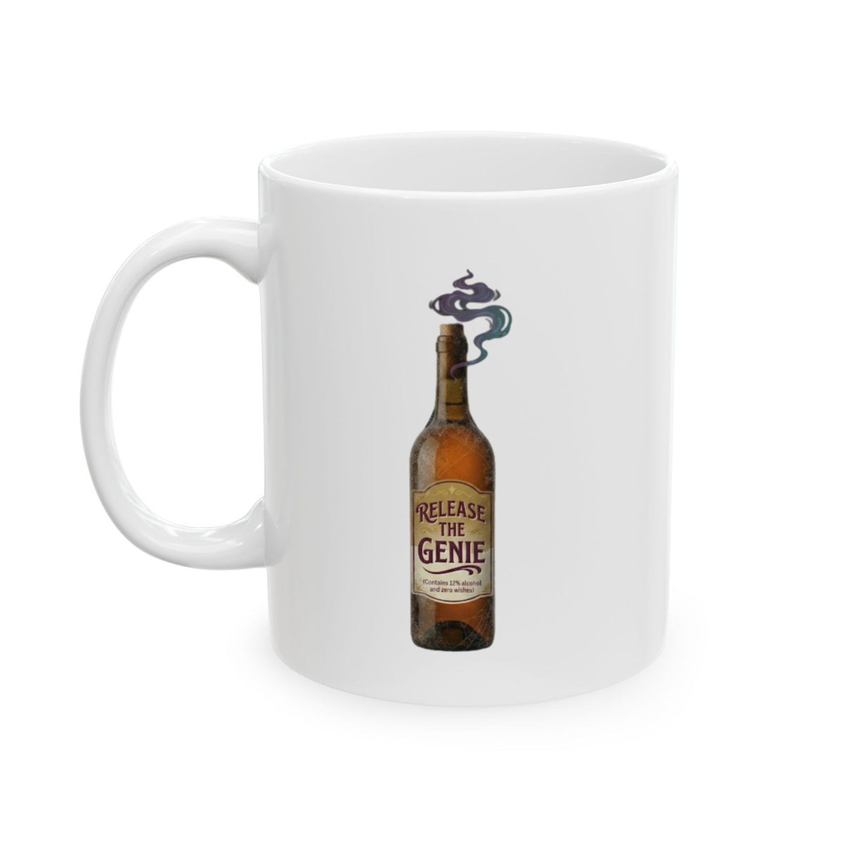 "Release the Genie" White Ceramic Mug