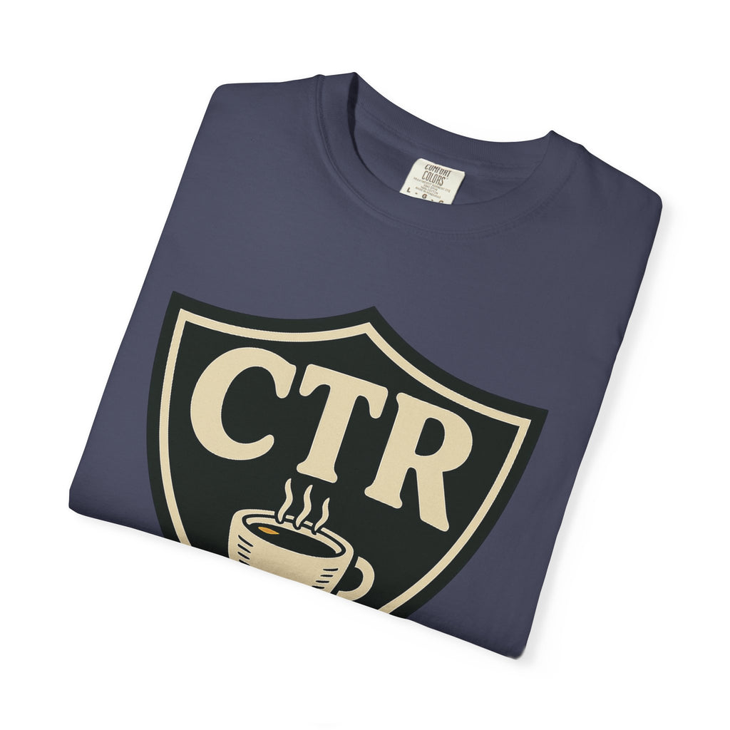 "CTR: Choose The Right... Coffee" Unisex Garment-Dyed T-shirt